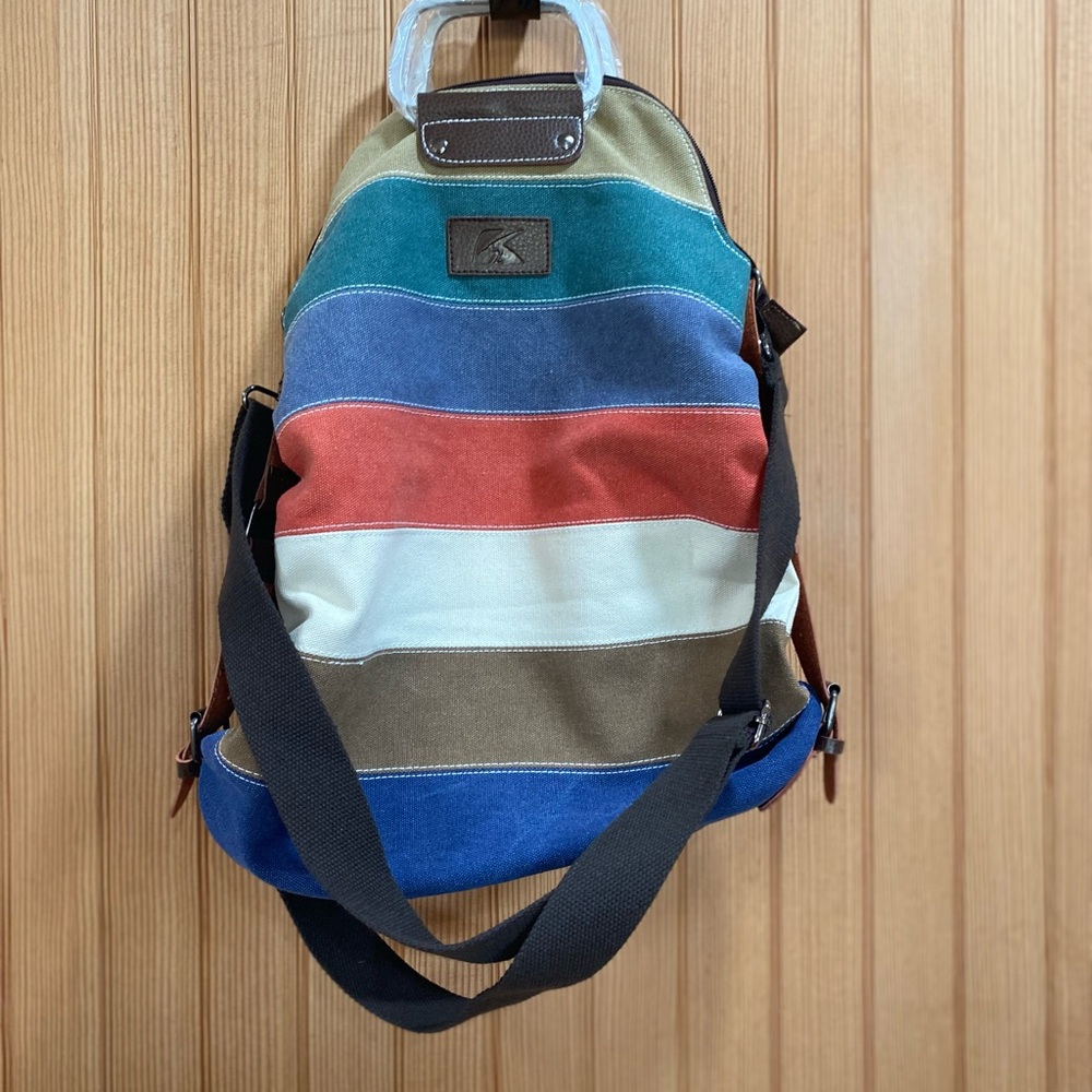 New K2 Multicolor Canvas Backpack - Picture 6 of 9